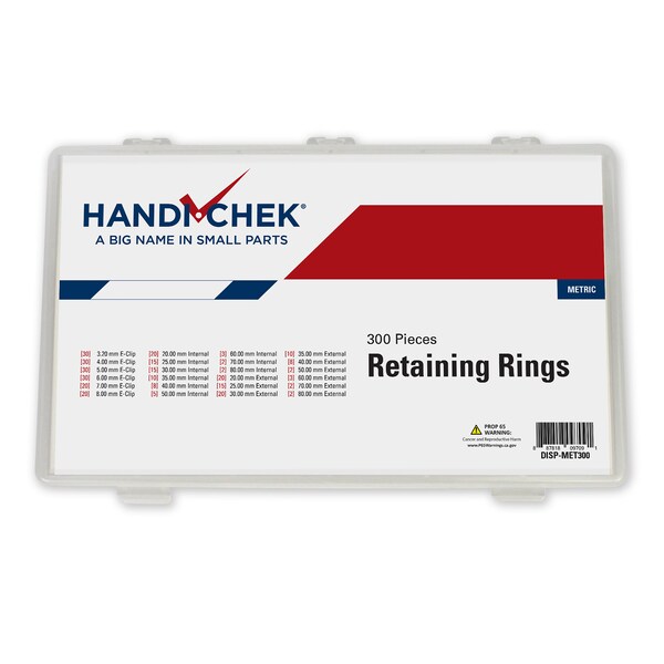 Metric Ret Ring Sampler Assort 300pcs